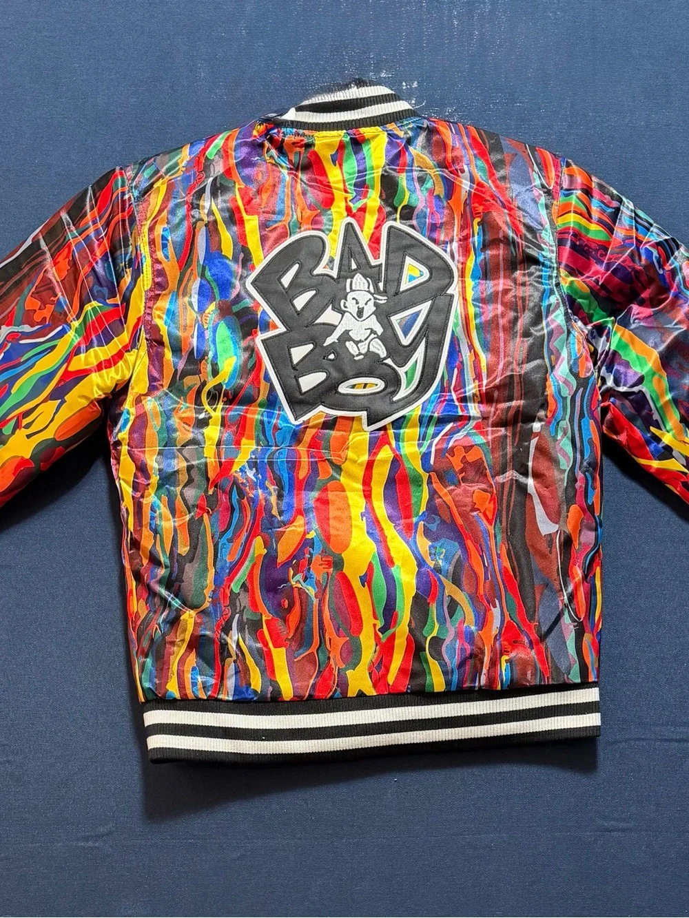 NWT Satin Size S Headgear Classics Bad Boy Jacket